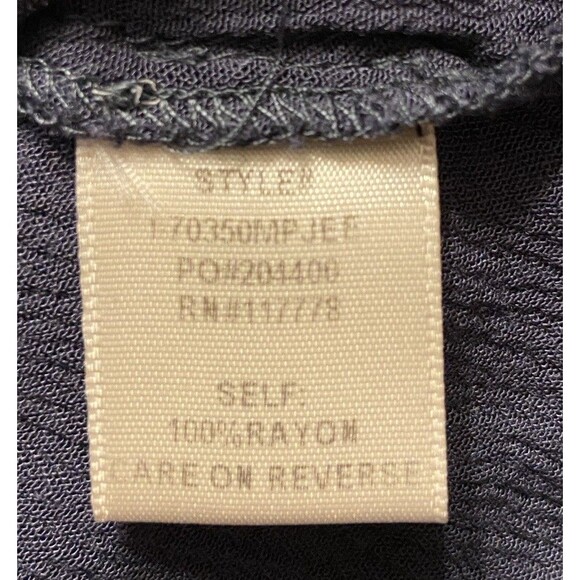 Boho Navy Blue Dress Embroidered Boho Sz Medium Peasant Hippie Short Sleeve Midi - Picture 15 of 16